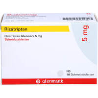 Rizatriptan Glenmark 5 mg Schmelztabletten, 18 Stk., Glenmark Arzneimittel GmbH