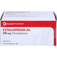 Citalopram AL 20mg Filmtabletten, 100 st, Aliud Pharma GmbH