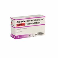 Amoxicillin-ratiopharm 1000mg Filmtabletten, 14 st, ratiopharm GmbH