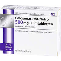 Calciumacetat-Nefro 500mg, 100 st, Medice Arzneimittel P&uuml;tter GmbH & Co. KG