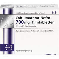Calciumacetat-Nefro 700mg, 100 st, Medice Arzneimittel P&uuml;tter GmbH & Co. KG