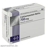 Calciumacetat-Nefro 700mg, 100 Stück, Medice Arzneimittel Pütter GmbH & Co. KG