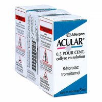 Acular Augentropfen, 3x5 ml, Aca M&uuml;ller/Adag Pharma AG