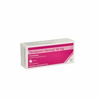 Verapamil Hennig 80mg Filmtabletten, 50 st, Hennig Arzneimittel GmbH & Co. KG