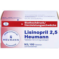 Lisinopril 2.5 Heumann, 100 st, Heumann Pharma GmbH & Co. Generica KG