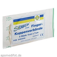 SENADA Fingerkuppenverbände 4x7cm, 5 Stück, Erena Verbandstoffe GmbH & Co. KG