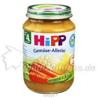 HIPP 4070 GEMUESE ALLERLEI, 190 Gramm, Hipp GmbH & Co.Vertrieb KG