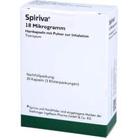 Spiriva 18ug Kapseln m. Inhalationspul. Nachfuell, 30 st, Orifarm GmbH