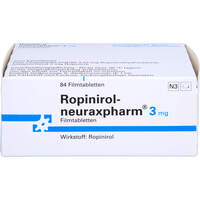 Ropinirol-neuraxpharm 3 mg, 84 st, neuraxpharm Arzneimittel GmbH