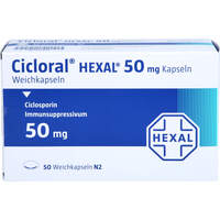 Cicloral 50mg Kapseln, 50 st, HEXAL AG