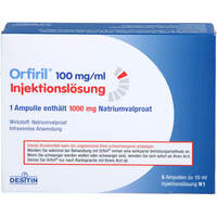 Orfiril 100mg/ml Injektionslösung, 5x10 ml, Desitin Arzneimittel GmbH