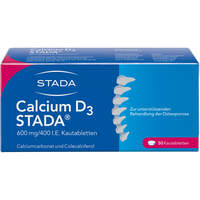 Calcium D3 STADA 600mg/ 400 I.E. Kautabletten, 50 Stk., STADA Consumer Health Deutschland GmbH