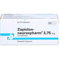 Zopiclon-neuraxpharm 3.75mg, 20 st, neuraxpharm Arzneimittel GmbH