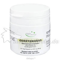 Gerstensaftgras Vegi Kapseln, 120 Stück, G & M Naturwaren Import GmbH & Co. KG