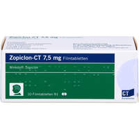 zopiclon - CT 7.5mg Filmtabletten, 10 Stk., Abz Pharma GmbH