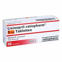 Lisinopril-ratiopharm 5mg Tabletten, 50 st, ratiopharm GmbH