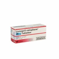 Lisinopril-ratiopharm 20mg Tabletten, 50 st, ratiopharm GmbH