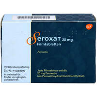 Seroxat Filmtabletten, 20 Stk., GlaxoSmithKline GmbH & Co. KG