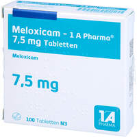 Meloxicam - 1 A Pharma 7.5mg Tabletten, 100 st, 1 A Pharma GmbH