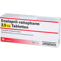 Enalapril-Ratiopharm 2.5mg Tabletten, 30 st, ratiopharm GmbH