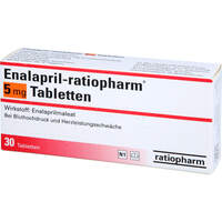 Enalapril-ratiopharm 5mg Tabletten, 30 st, ratiopharm GmbH