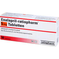 Enalapril-ratiopharm 5mg Tabletten, 50 st, ratiopharm GmbH