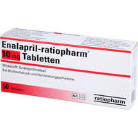 Enalapril-ratiopharm 10mg Tabletten, 50 st, ratiopharm GmbH