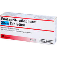 Enalapril-ratiopharm 20mg Tabletten, 30 st, ratiopharm GmbH