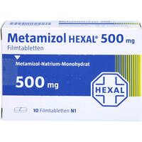 Metamizol HEXAL Filmtabletten, 10 Stk., HEXAL AG