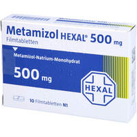 Metamizol HEXAL Filmtabletten, 10 Stk., HEXAL AG