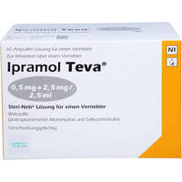 Ipramol Teva0.5mg+2.5mg/2.5ml Steri-Neb Lös.f.Vern, 2x30 st, TEVA GmbH Ipramol Teva0.5mg+2.5mg/2.5ml Steri-Neb Lös.f.Vern, 2x30 st, TEVA GmbH
