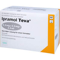 Ipramol Teva0.5mg+2.5mg/2.5ml Steri-Neb Lös.f.Vern, 2x30 st, TEVA GmbH Ipramol Teva0.5mg+2.5mg/2.5ml Steri-Neb Lös.f.Vern, 2x30 st, TEVA GmbH