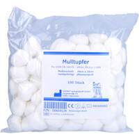 MULLTUPFER HANDGEF.UNSTERIL PFLAUMENGR.20x20CM, 100 st, Kerma Verbandstoff GmbH