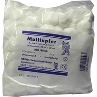 MULLTUPFER HANDGEF.UNSTERIL PFLAUMENGR.20x20CM, 100 Stück, Kerma Verbandstoff GmbH