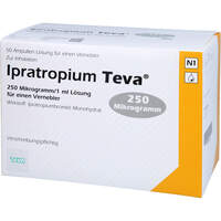 Ipratropium Teva 250 Mikrogr./1ml Lösg.f.e.Verneb., 50x1 ml, TEVA GmbH