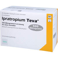 Ipratropium Teva 500 Mikrogr./2ml Lösg.f.e.Verneb., 50x2 ml, TEVA GmbH