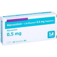 Alprazolam - 1 A Pharma 0.5mg Tabletten, 20 Stk., 1 A Pharma GmbH