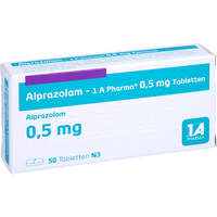 Alprazolam - 1 A Pharma 0.5mg Tabletten, 50 st, 1 A Pharma GmbH