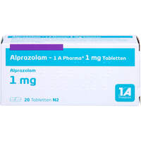 Alprazolam - 1 A Pharma 1mg Tabletten, 20 Stk., 1 A Pharma GmbH