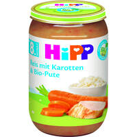 HIPP 6530 Feiner Reis m.Karotten und BIO-Pute, 220 g, Hipp GmbH & Co.Vertrieb KG