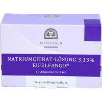 NATRIUM CITRICUM 3.13%, 10x1 ml, Eifelfango GmbH & Co. KG