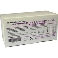 NATRIUM CITRICUM 3.13%, 50x1 Milliliter, Eifelfango GmbH & Co. KG