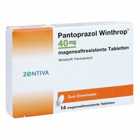 Pantoprazo lWinthrop 40mg magensaftresistente Tab, 14 st, Zentiva Pharma GmbH
