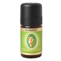BASILIKUM &Ouml;L kbA &auml;therisch, 5 ml, Primavera Life GmbH