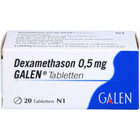 Dexamethason 0.5mg GALEN, 20 Stk., Galenpharma GmbH