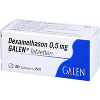 Dexamethason 0.5mg GALEN, 20 Stk., Galenpharma GmbH