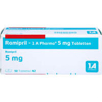 Ramipril - 1A-Pharma 5 mg Tabletten, 50 st, 1 A Pharma GmbH
