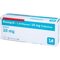 Ramipril - 1A-Pharma 10 mg Tabletten, 50 st, 1 A Pharma GmbH