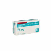 Torasemid - 1 A Pharma 2.5 mg Tabletten, 50 st, 1 A Pharma GmbH