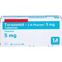 Torasemid - 1 A Pharma 5 mg Tabletten, 30 st, 1 A Pharma GmbH